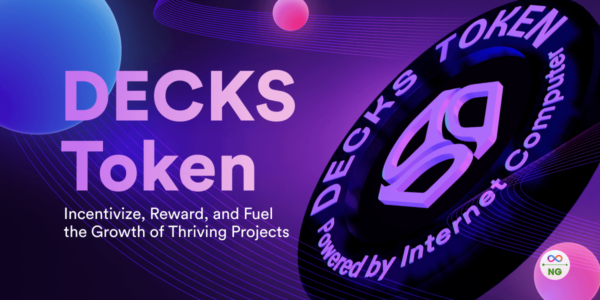 DECKS Token: Incentivize, Reward, and Fuel the Growth of Thriving Projects.